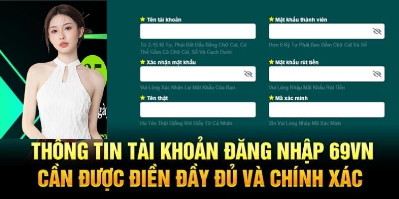 Các điều quan trọng khi thực hiện đăng nhập 69VN